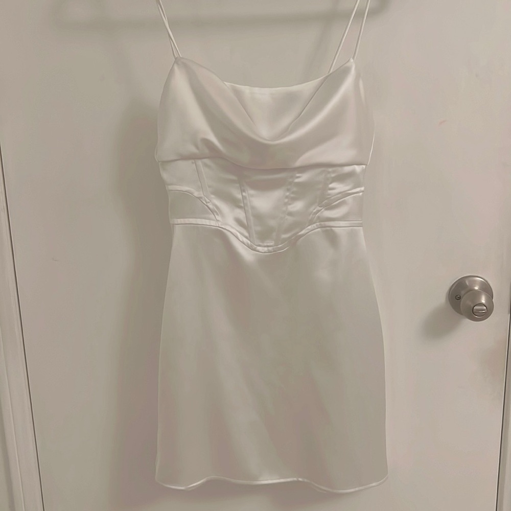 New Zara Corset Mini Dress